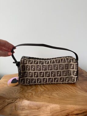 FENDI barrel pochette